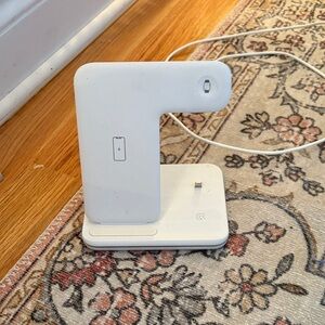 White Wireless Charging Stand